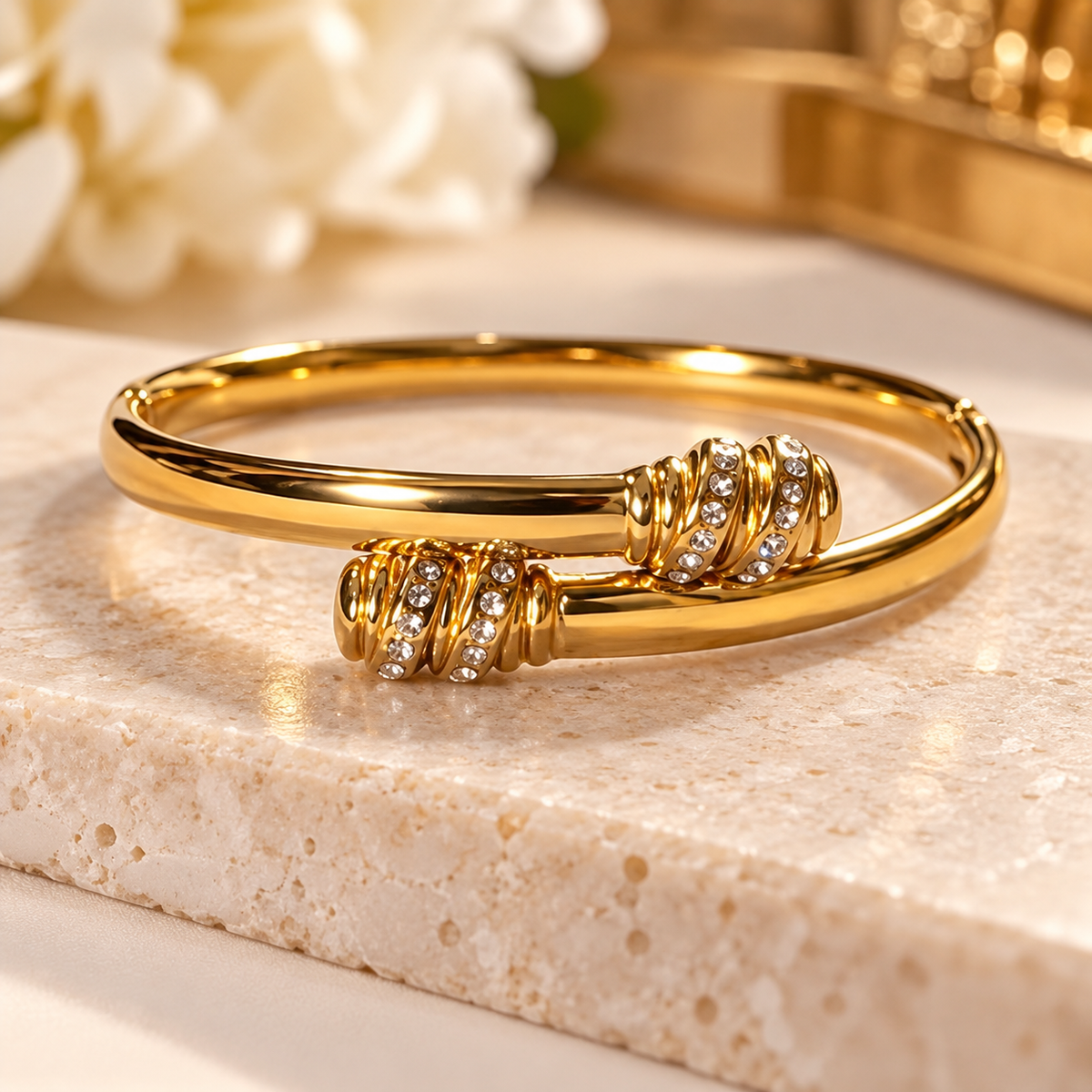 Golden Embrace Bangle