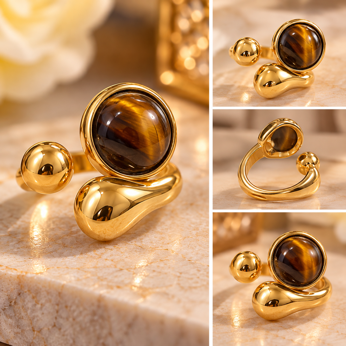 Golden Tiger Ring 🤎