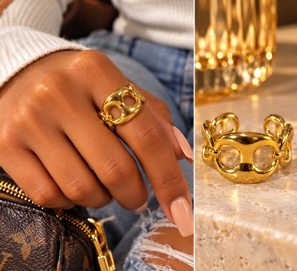 ✨ Linked in Luxury Ring