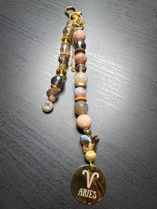 Aries Bag chain/keychain