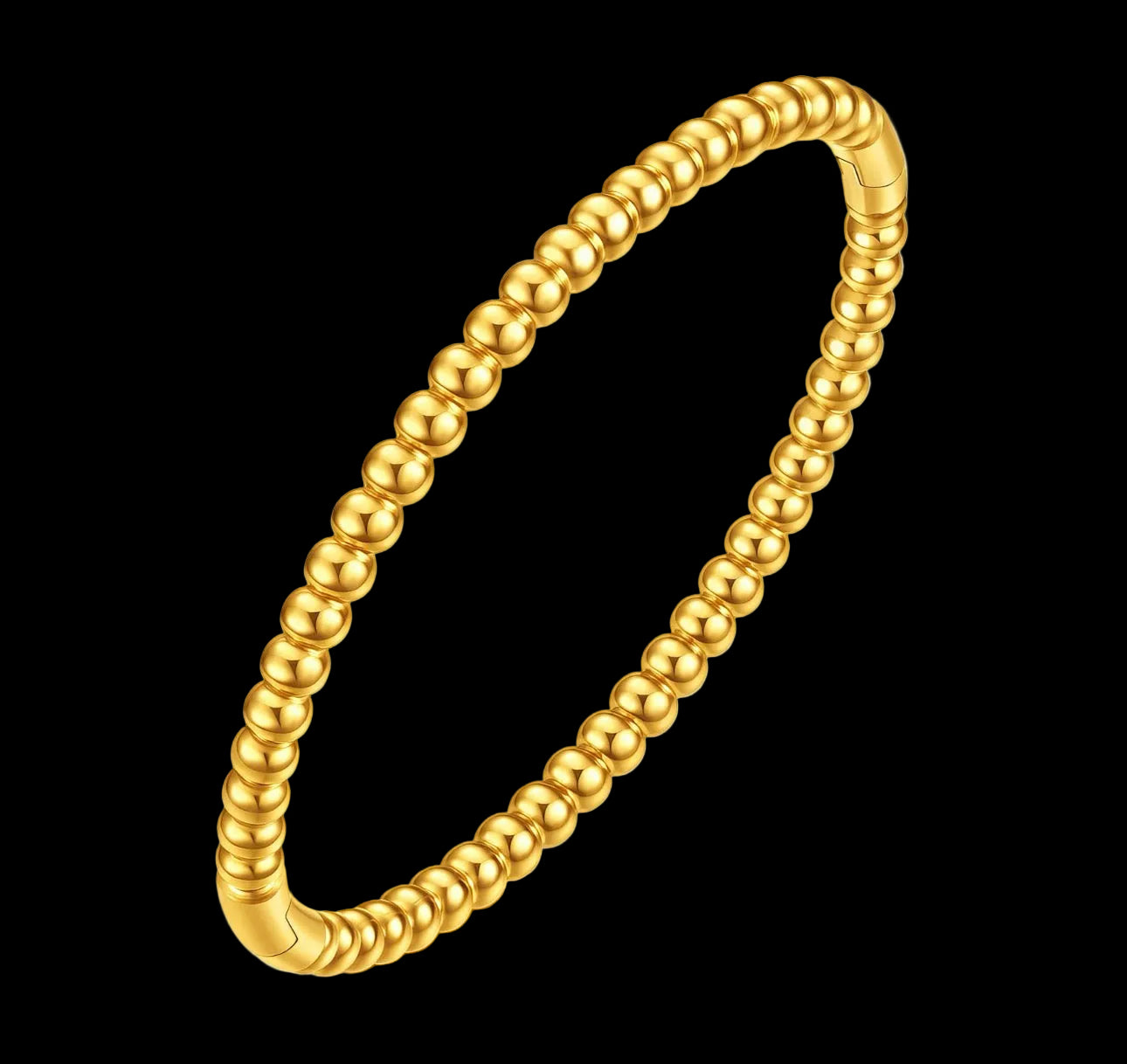 Bubble BRACELET, 18K GOLD PLATED STEEL