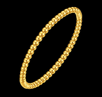 Bubble BRACELET, 18K GOLD PLATED STEEL