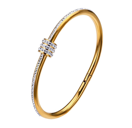 Diamond kiss cuff
