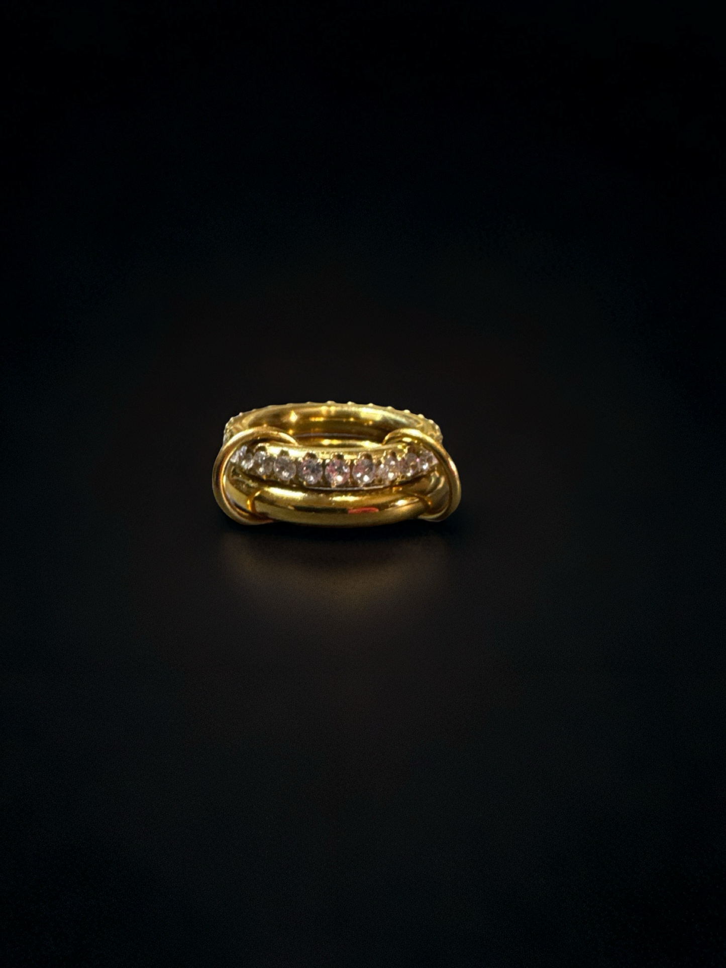 Golden Halo Ring