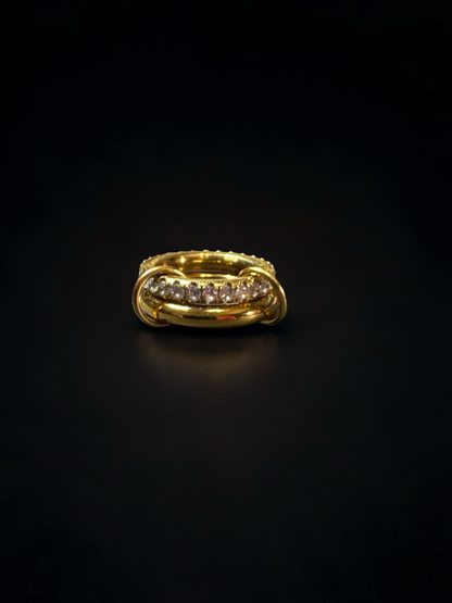 Golden Halo Ring