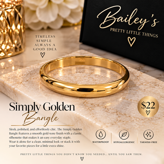 Simply Golden Bangle