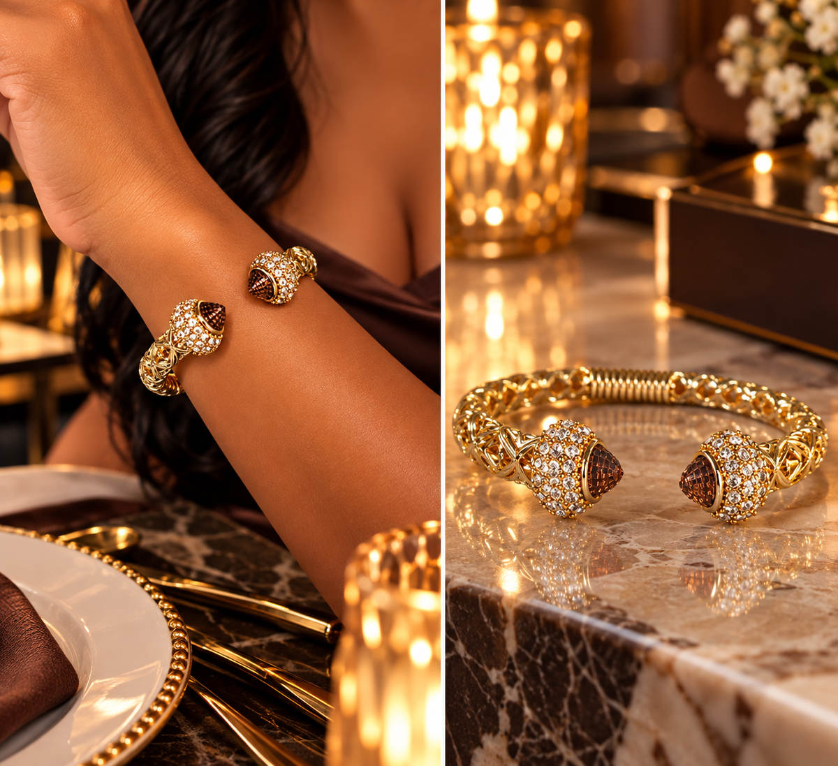 Mocha Glam Bangle