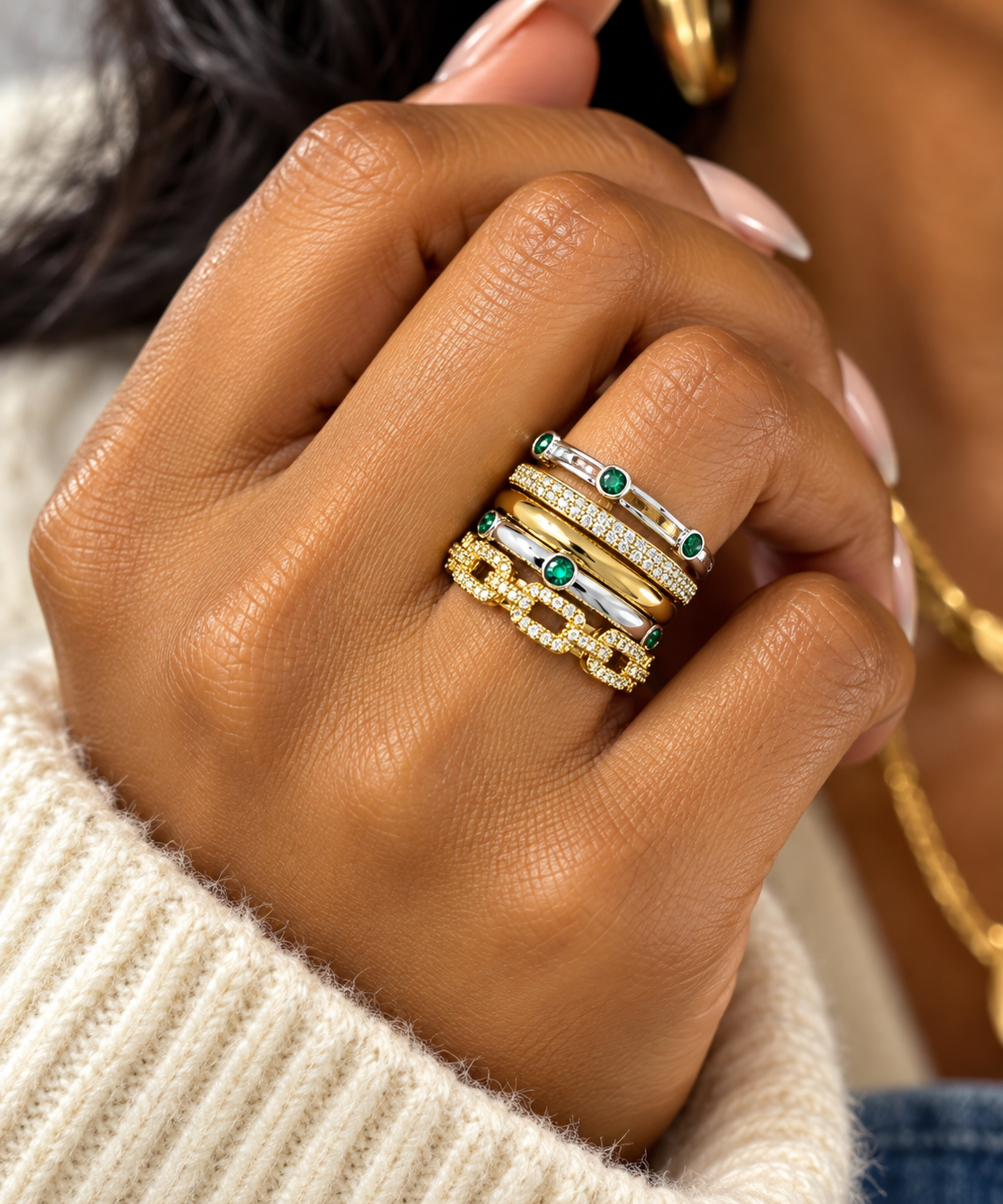 Emerald Luxe Stack